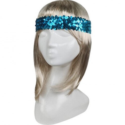 Резинка на голову в паетках