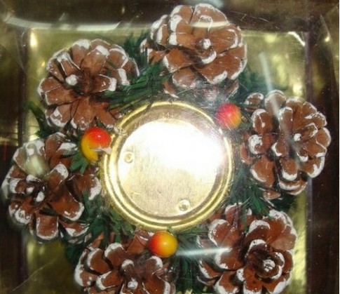 Подсвечник с шишечками