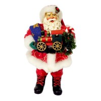 Фігурка Санта Клаус з подарунками
