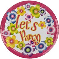 Тарілки паперові Let`s party