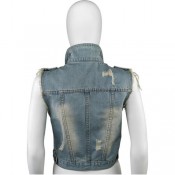 Жилетка джинсова L