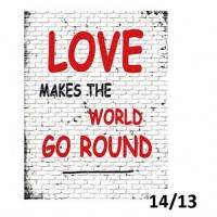 Loft love 19x25 см