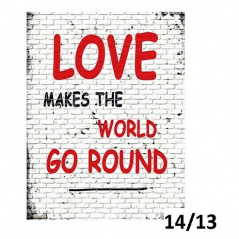 Loft love 19x25 см