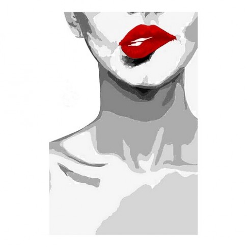 Листівка Red lips