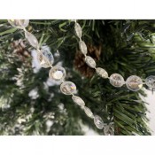 Нить декоративная Плоские бусинки 5 метров