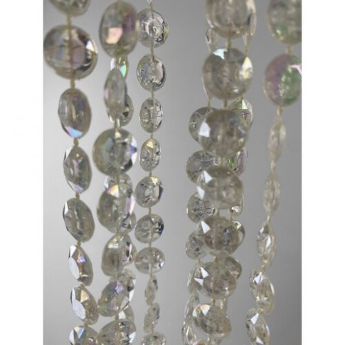 Нить декоративная Плоские бусинки 5 метров