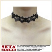 Чокер ажурный широкий