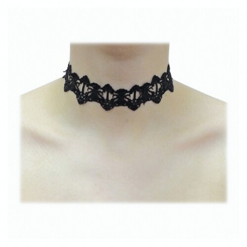 Чокер ажурный широкий