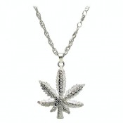 Кулон на ланцюжку Конопля