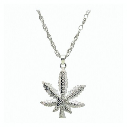 Кулон на ланцюжку Конопля