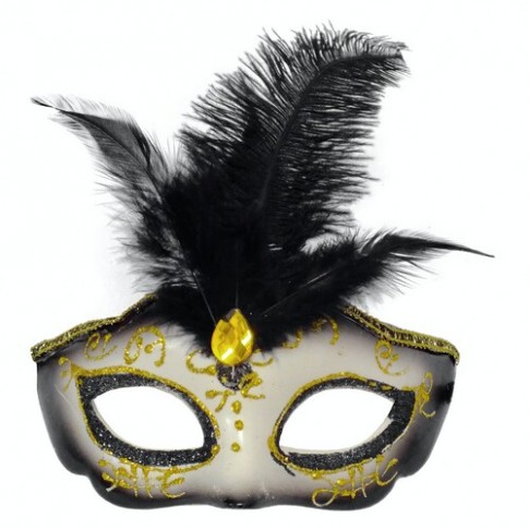 Маска Флоранс с пером