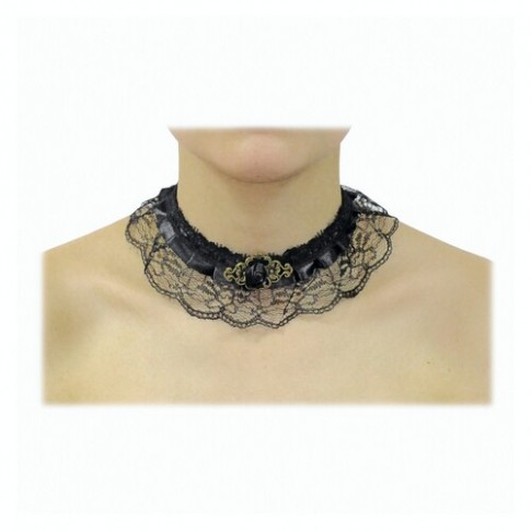 Чокер гипюровый Роза