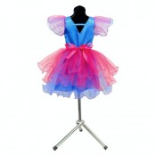 Сукня Малинова орхідея з брошкою 116 см