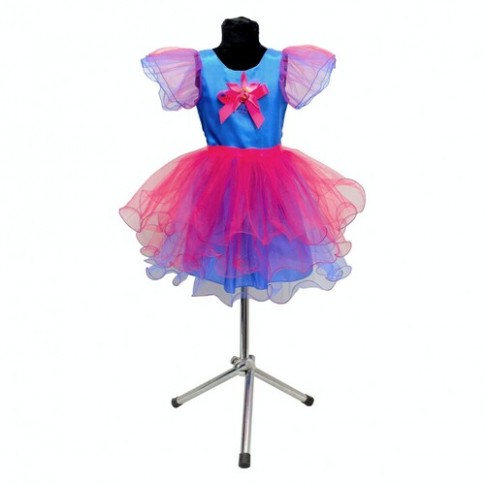 Сукня Малинова орхідея з брошкою 116 см