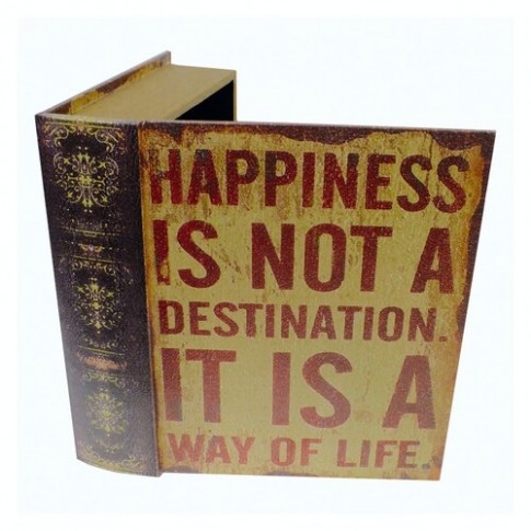 Шкатулка книга Happiness