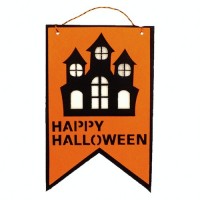 Декор прапор Будинок Happy Halloween