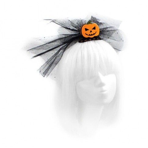 Заколка Тыковка с фатой