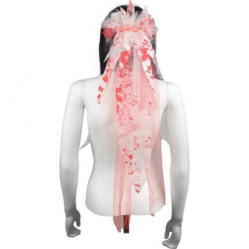 Фата Кровавая невеста на заколках