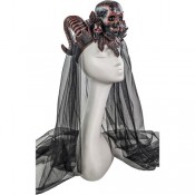 Обруч Мандрагора с фатой