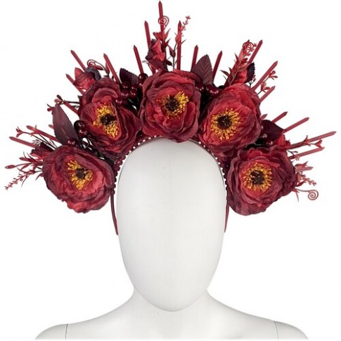 Обруч с маками Катерина