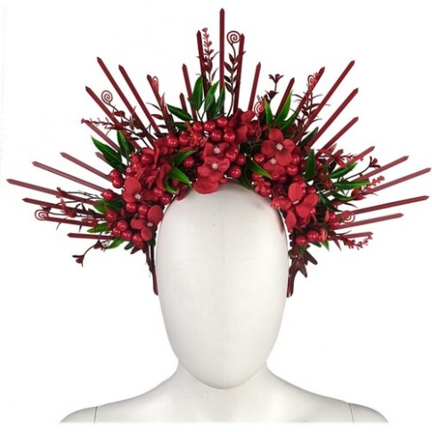 Обруч с цветами и ягодами Орыся