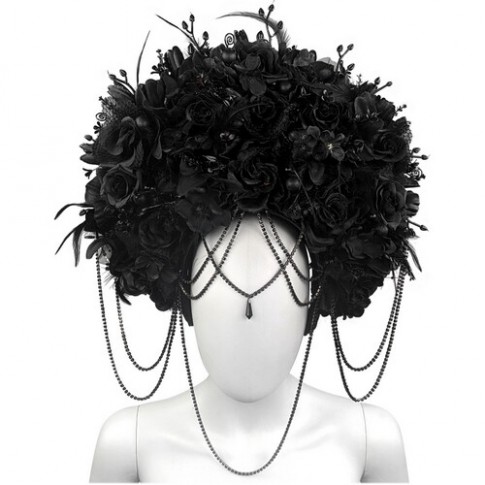 Обруч Рогнеда Crystals крупный двухсторонний с цветами Обруч Рогнеда Crystals крупный двухсторонний с цветами