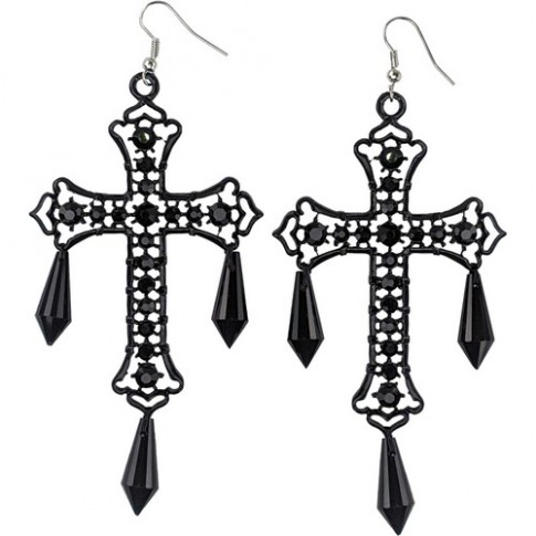 Серьги Кресты Королевы Анны