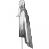 Плащ серебристый