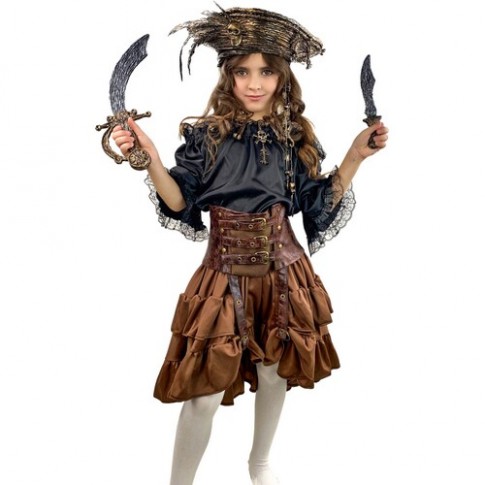 Костюм Пиратка Steampunk детский