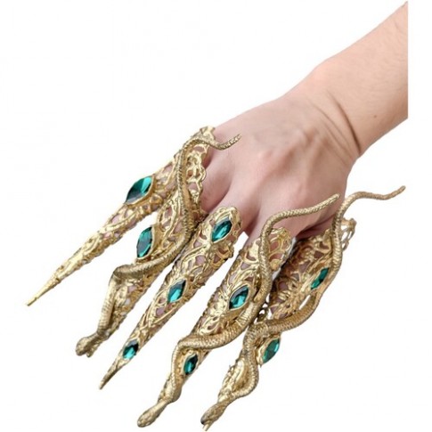 Когти в камнях со змейками, в наборе 5 шт