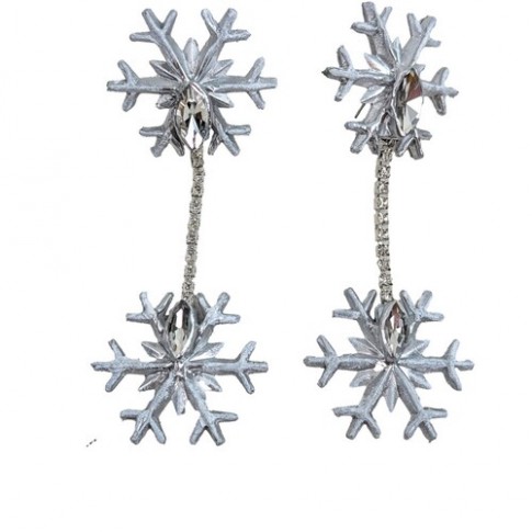 Серьги Зимняя королева