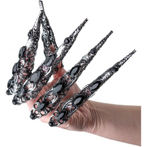 Когти в камнях Cristal, в наборе 5 шт