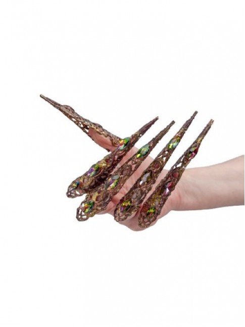 Когти в камнях Cristal, в наборе 5 шт