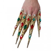 Когти в камнях Cristal, в наборе 5 шт