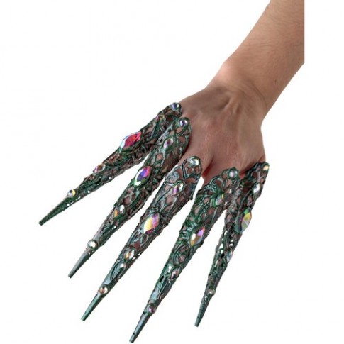 Когти в камнях Cristal, в наборе 5 шт