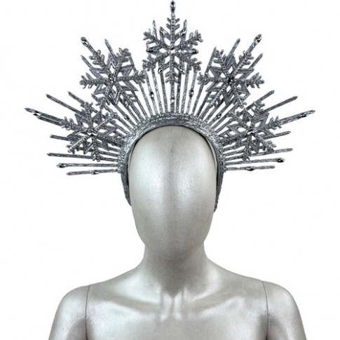 Обруч со снежинками Снежная феерия