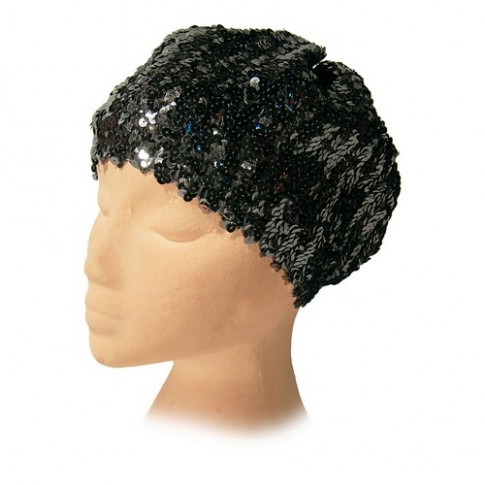 Берет с пайетками